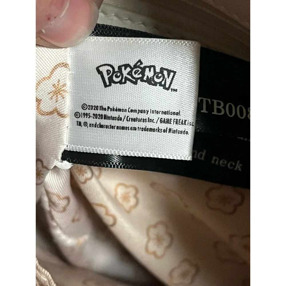 Loungefly Nintendo Pokemon Pikachu & Eevee Cherry Blossom Satchel Crossbody Bag